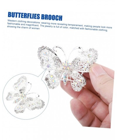 Butterfly Brooch Rhinestone Brooch Wedding Brooch Women Butterflies Brooch Sweater Butterflies Brooch Shirt Butterflies Brooc...