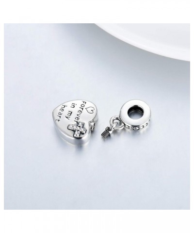 Personalized Photo Charm for Bracelet Sterling Silver Customize Picture Charms Gift for Women Girls Heart urn $27.06 Bracelets