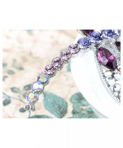 Silvery Tone Iridescent Multi Rhinestones Colorful Dragonfly Brooch Pin $10.86 Brooches & Pins