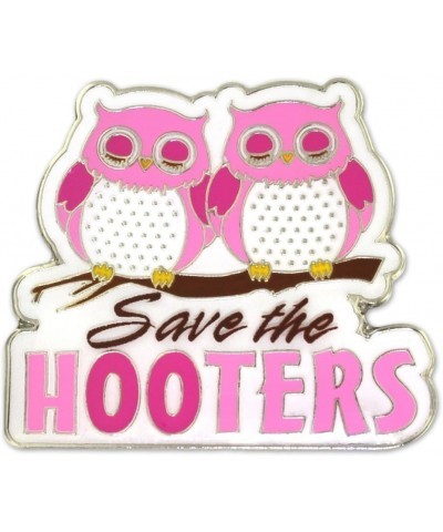 Breast Cancer Awareness Enamel Lapel Pin 5 Pack Save the Hooters $71.55 Brooches & Pins