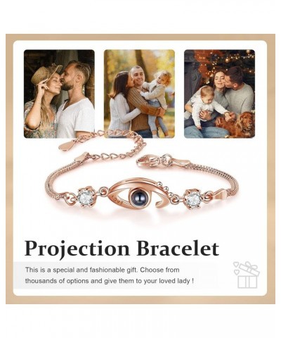 Custom Bracelet with Picture inside Personalized Projection Bracelets with Photos, Picture Bracelet Personalized Photo Memori...