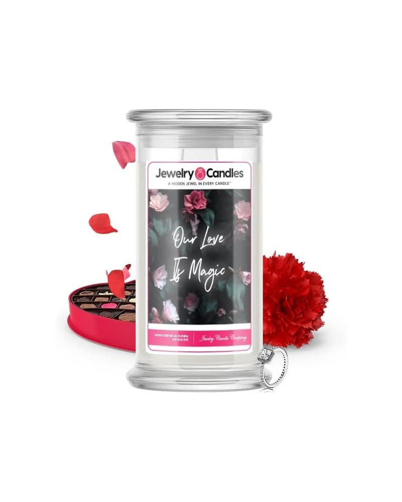 21oz Huge Valentine's Jewelry Candles - Viral TikTok Valentine's Day Gifts | Unique Surprise Candles | Award Winning Scents |...