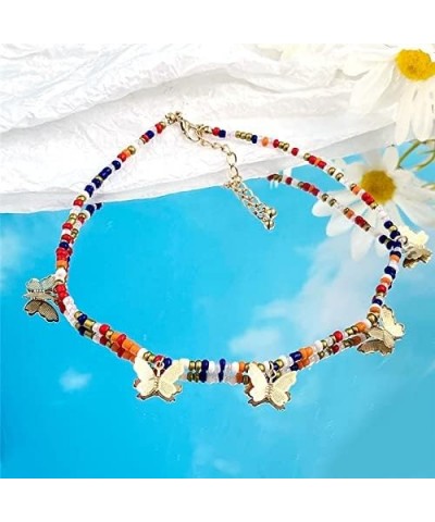 Bohemian Colorful Bead Shell Necklace for Women Summer Short Beaded Collar Clavicle Choker Necklace Female Jewelry Cs50668 $9...