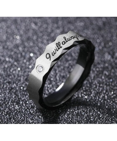 I Will Always be with You Promise Engagement Ring Set of His and Hers Couple Rings Wedding Gift Men Size 8 $7.28 Rings