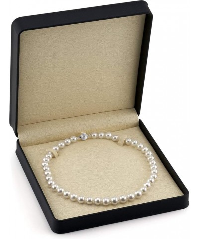 14K Gold AAAA Quality White Freshwater Cultured Pearl Necklace for Women in 20" Matinee Length White Gold 10.0-11.0mm $166.32...