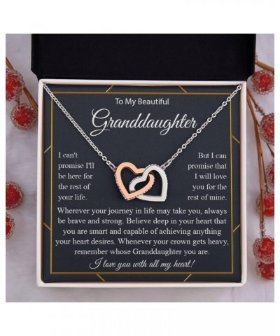 To My Granddaughter Necklace, Granddaughter Necklace From Grandparents, Gifts For Granddaughter Necklace, Birthday Gift For G...