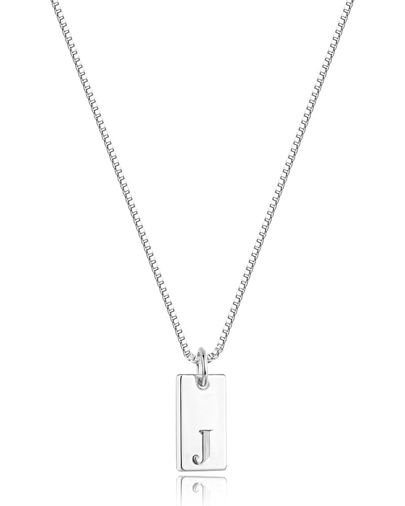 Initial Necklaces for Women 14k Gold/Silver Plated Letter Necklace A-Z Initial Tag Name Pendant Necklaces for Girls Gifts Tre...