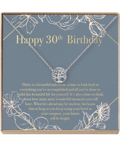 30th Birthday Necklace | Infinity Gift For Women and Girls | Sterling Silver Jewelry Pendant with Heartfelt Card | Birthday's...