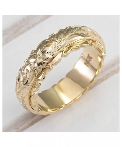 Real Silver Rings for Women Preppy Rings Pack Sliver Silver Rings Elegant Wedding Gold and Jewelry 925 Flower Rings Gold Ring...