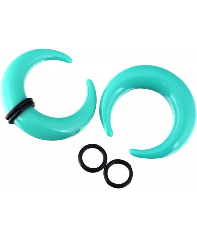 9 Pairs Acrylic Crescent Taper Set Horseshoe Septum Pincher Spiral Ear Stretching Kit Gauges 14G 12G 10G 8G 6G 4G 2G 0G 00G C...