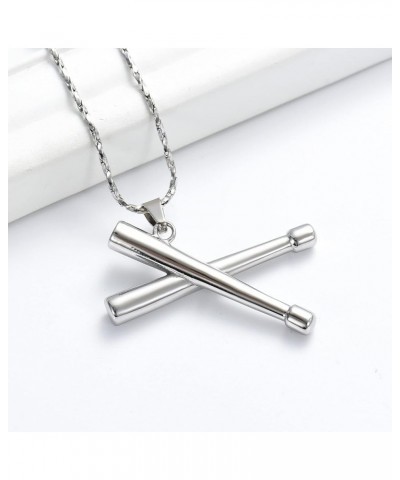 Drum Sticks Cremation Jewelry Ashes Pendant Necklace for Women Men Urn for Human Ashes Rock Music Charm Memorial Keepsake Jew...