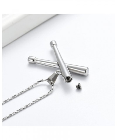 Drum Sticks Cremation Jewelry Ashes Pendant Necklace for Women Men Urn for Human Ashes Rock Music Charm Memorial Keepsake Jew...