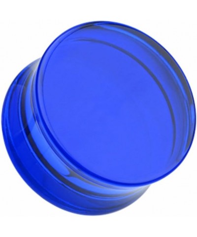 Basic Acrylic Double Flared WildKlass Ear Gauge Plug (Sold as Pairs) 10 GA Blue $9.53 Body Jewelry