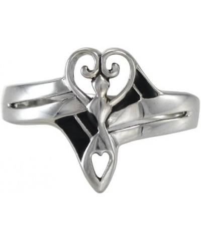 Sterling Silver Venus Wiccan Goddess Love Heart Ring (Size 4-15) $18.19 Rings