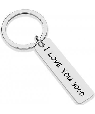 Stainless Steel Inpirational Mantra Lovers Couple Husband Wife Birthday Keychain Pendant Gift I Love You 3000 $6.75 Pendants