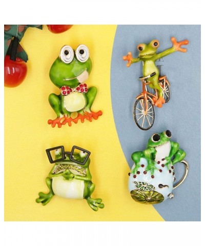 Brooch, Funny Lovely Lapel Pin Gift Cute Green Frog Rhinestone Brooch Clothing Jewelry Lapel Pin A $6.59 Brooches & Pins