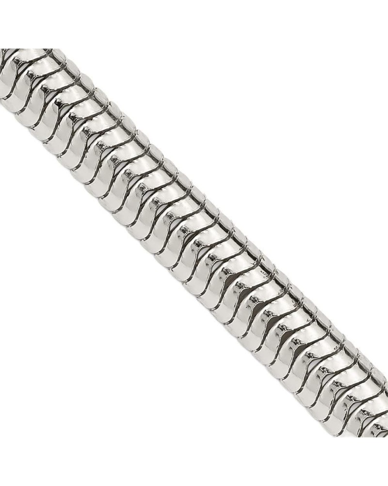 925 Sterling Silver 6mm Round Snake Chain Necklace, Bracelet or Anklet 20.0 Inches $79.56 Necklaces