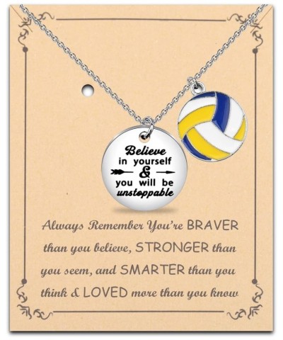 Volleyball Necklace Bracelet for Women Volleyball Gifts Volleyball Player Gifts Volleyball Jewelry for Girls volleyball nl $6...