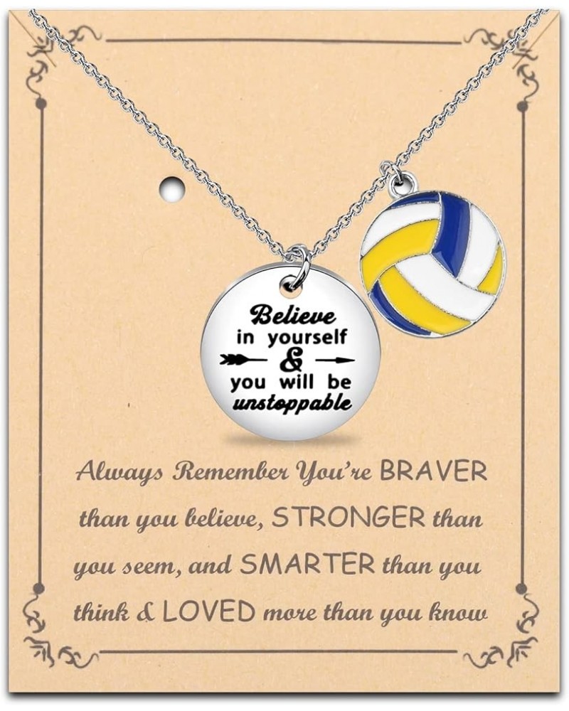 Volleyball Necklace Bracelet for Women Volleyball Gifts Volleyball Player Gifts Volleyball Jewelry for Girls volleyball nl $6...