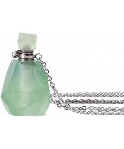 Natural Healing Stone Essential Oil Diffuser Perfume Bottle Pendant Necklace Jewelry Style6 $12.48 Necklaces