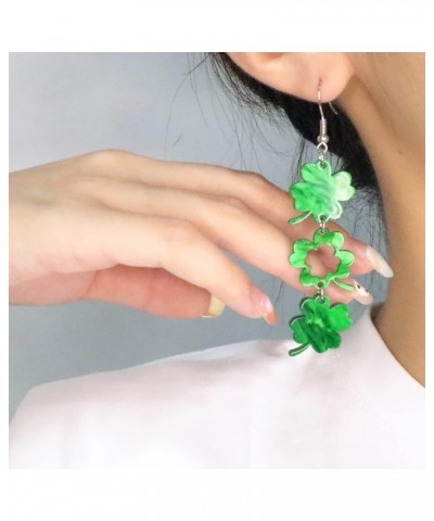 St Patricks Day Earrings St. Patrick's Day Earrings for Women Shamrock Dangle Earrings St. Patrick's Day Accessories Jewelry ...