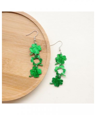 St Patricks Day Earrings St. Patrick's Day Earrings for Women Shamrock Dangle Earrings St. Patrick's Day Accessories Jewelry ...