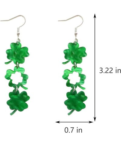 St Patricks Day Earrings St. Patrick's Day Earrings for Women Shamrock Dangle Earrings St. Patrick's Day Accessories Jewelry ...