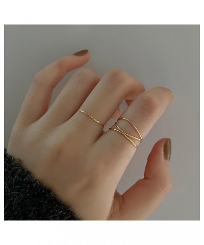 Sterling Silver Entwined Line Ring For Women S925 Irregular Thumb Rings Infinity Statement Index Finger Ring To My Daughter M...