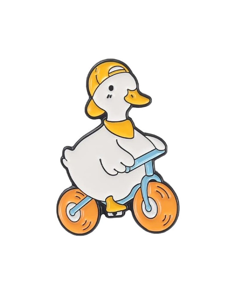 Cute Enamel Duck Lapel Brooch Pin Cartoon Animal Badges Pins Jeans Hats Shirt Backpacks Jackets Clothes Brooches Pins Fashion...