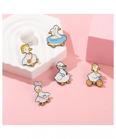 Cute Enamel Duck Lapel Brooch Pin Cartoon Animal Badges Pins Jeans Hats Shirt Backpacks Jackets Clothes Brooches Pins Fashion...