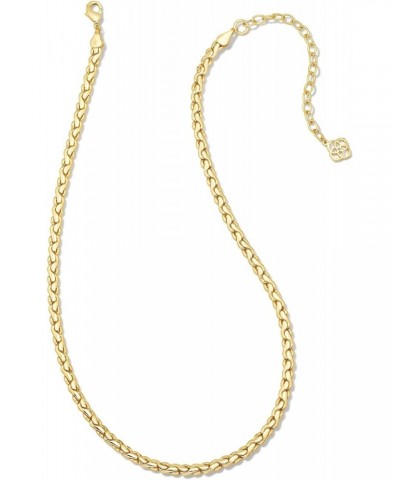 Brielle Chain Necklace Gold Metal One Size $30.75 Necklaces