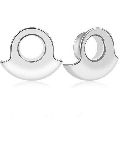 2PCS Cool Ear Plugs Tunnels Stretcher Hollow Gauges 316L Stainless Steel Expander Body Piercing Fashion Jewelry 16mm(5/8") Si...