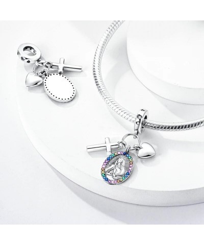 Multi Color Charms Fit Bracelets 925 Silver Colorful Zircon Rainbow Bead Love Heart Clip Charm Jewelry SSS-1401 SJT384-16 $9....