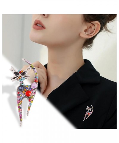 Animal Brooch Pins Set Women Vintage Crystal Enamel Pin Rhinestone Peacock Bee Fish Bird ladybird Cat Retro Insect Shape Pins...