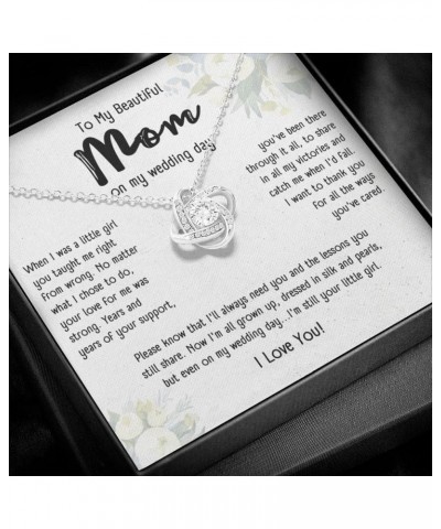 Mom Necklace For Women with 925 Sterling Silver Mothers Valentines Day Birthday Gifts for Mom From Daughter Or Son Pendant Je...