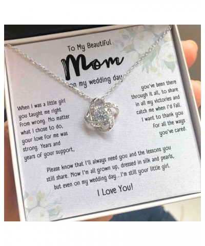 Mom Necklace For Women with 925 Sterling Silver Mothers Valentines Day Birthday Gifts for Mom From Daughter Or Son Pendant Je...