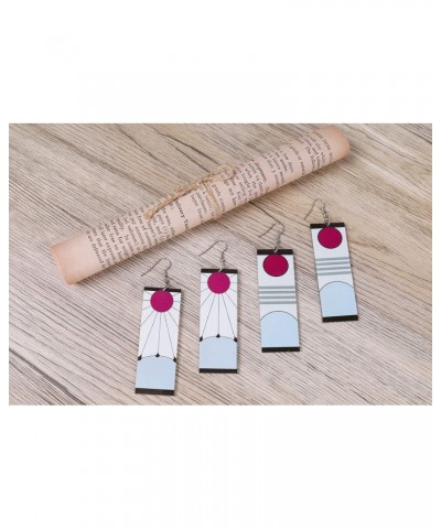 2 Pack Demon Slayer Tanjiro Earrings,Kamado Tanjirou's Hanafuda Earrings for Cosplay,Gift for Women and Girl $8.31 Earrings