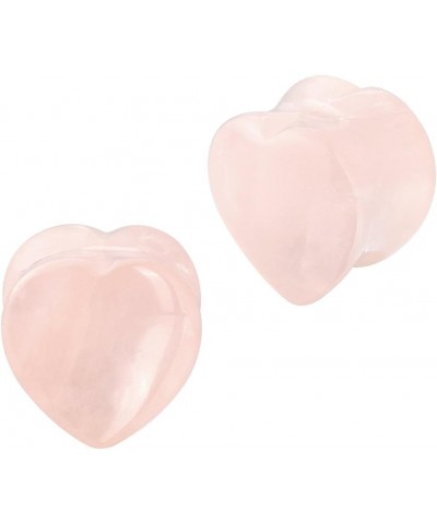 4Style or 2Style Heart Shaped Stone Double Flared Ear Tunnels Plugs Stretcher Expander Kit Gauge 2g-1 4pairs-2G(6MM) $8.85 Bo...