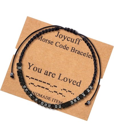 Inspirational Morse Code Bracelets for Women Teen Girls Gifts for Her Best Friend Mom Daughter Sister Aunt Wife Girlfriend En...