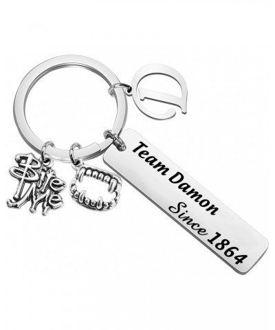 Team Damon/Stefan/Salvatore Since 1864 Keychain Vampire Fandom Gift Idea (Team Damon K) $9.47 Bracelets