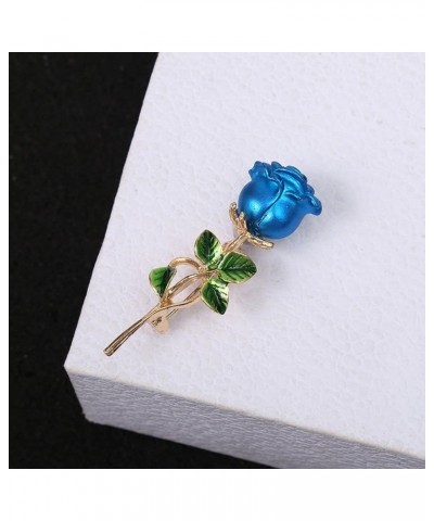 Rhinestone Rose Flower Brooches, Elegant Enamel Pin Sparkling Banquet Jewelry Gifts for Women, Girls, Ladies(G) D $4.07 Brooc...