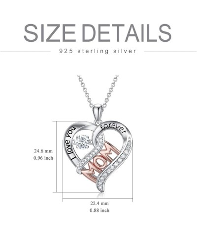 Christmas Gifts for Women S925 Sterling Silver Sisters/Mother/Family Necklace Pendant Jewelry Gifts for Women Wife Girls Birt...