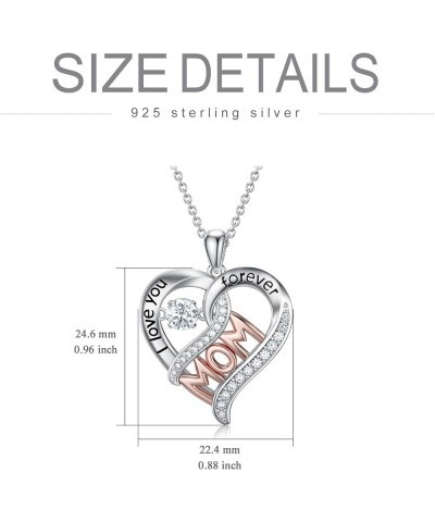 Christmas Gifts for Women S925 Sterling Silver Sisters/Mother/Family Necklace Pendant Jewelry Gifts for Women Wife Girls Birt...