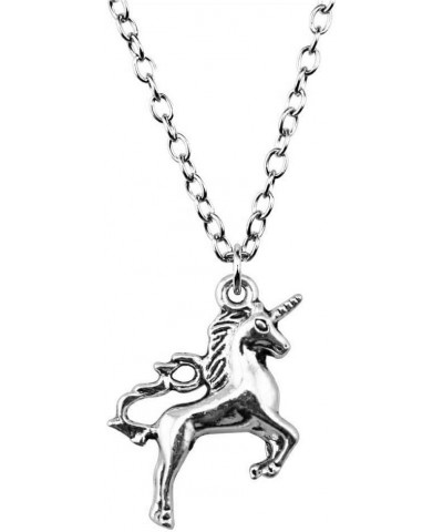 Unicorn Pegasus Necklaces For Women Chain Necklace Jewelry Accessories 1pcs-24x21mm-N-K1411-B10473 $4.19 Necklaces