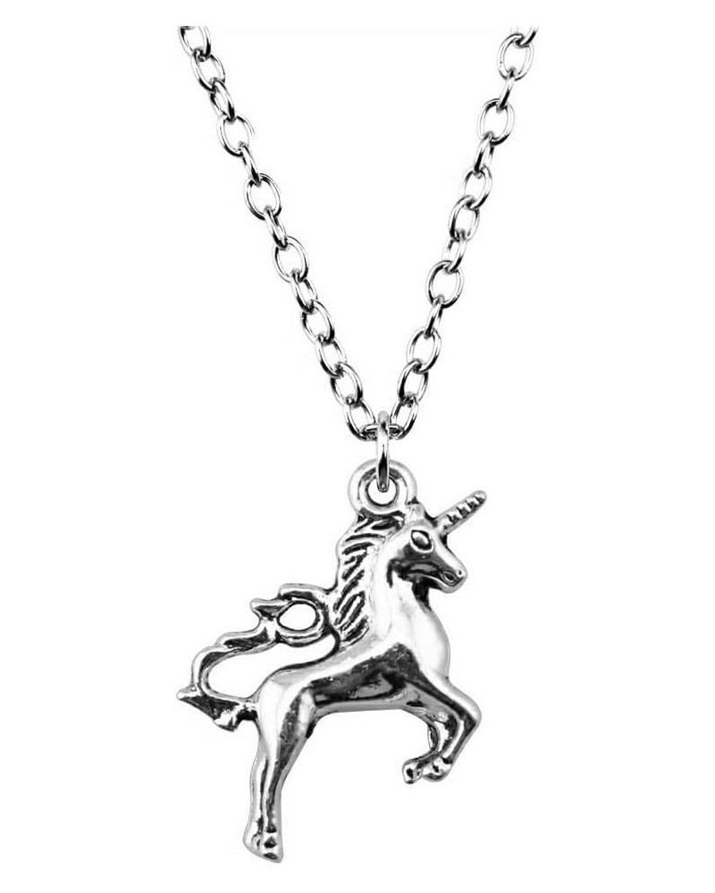 Unicorn Pegasus Necklaces For Women Chain Necklace Jewelry Accessories 1pcs-24x21mm-N-K1411-B10473 $4.19 Necklaces