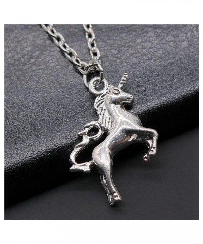 Unicorn Pegasus Necklaces For Women Chain Necklace Jewelry Accessories 1pcs-24x21mm-N-K1411-B10473 $4.19 Necklaces