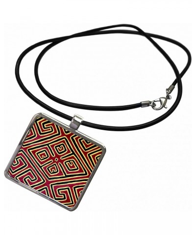 Danita Delimont - Panama - Panama, San Blas Islands, Kuna Indian mola - SA15 CMI0359 - Cindy Miller Hopkins - Necklace With R...