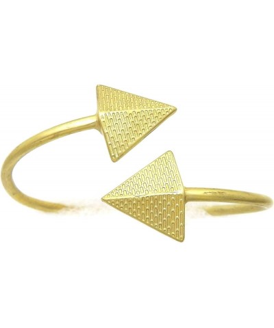 Egyptian Pyramid, Queen Nefertiti, Fist Piece 100% Solid Brass Cuff Bangle Bracelet Pyramid / Large $10.79 Bracelets