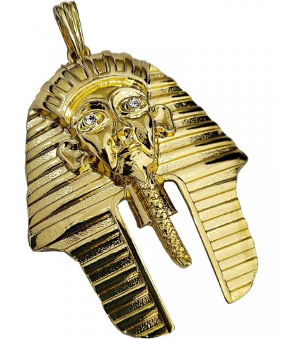 HIP HOP ICED GOLD PLATED EGYPTIAN PHARAOH KING TUT LARGE FASHION CHARM PENDANT GIFT $8.80 Pendants